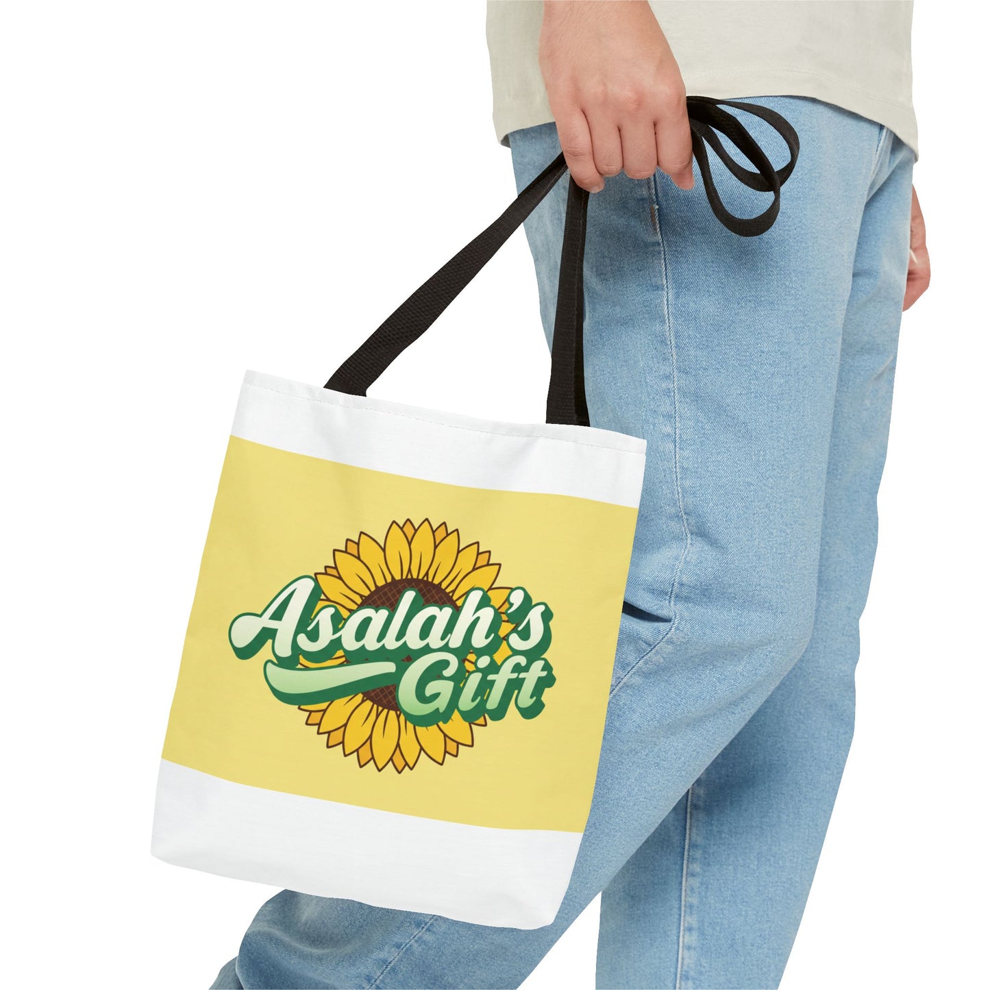 Colorful Sunflower Tote Bag - 'Asalah's Gift' & 'Naturally Me' Designs