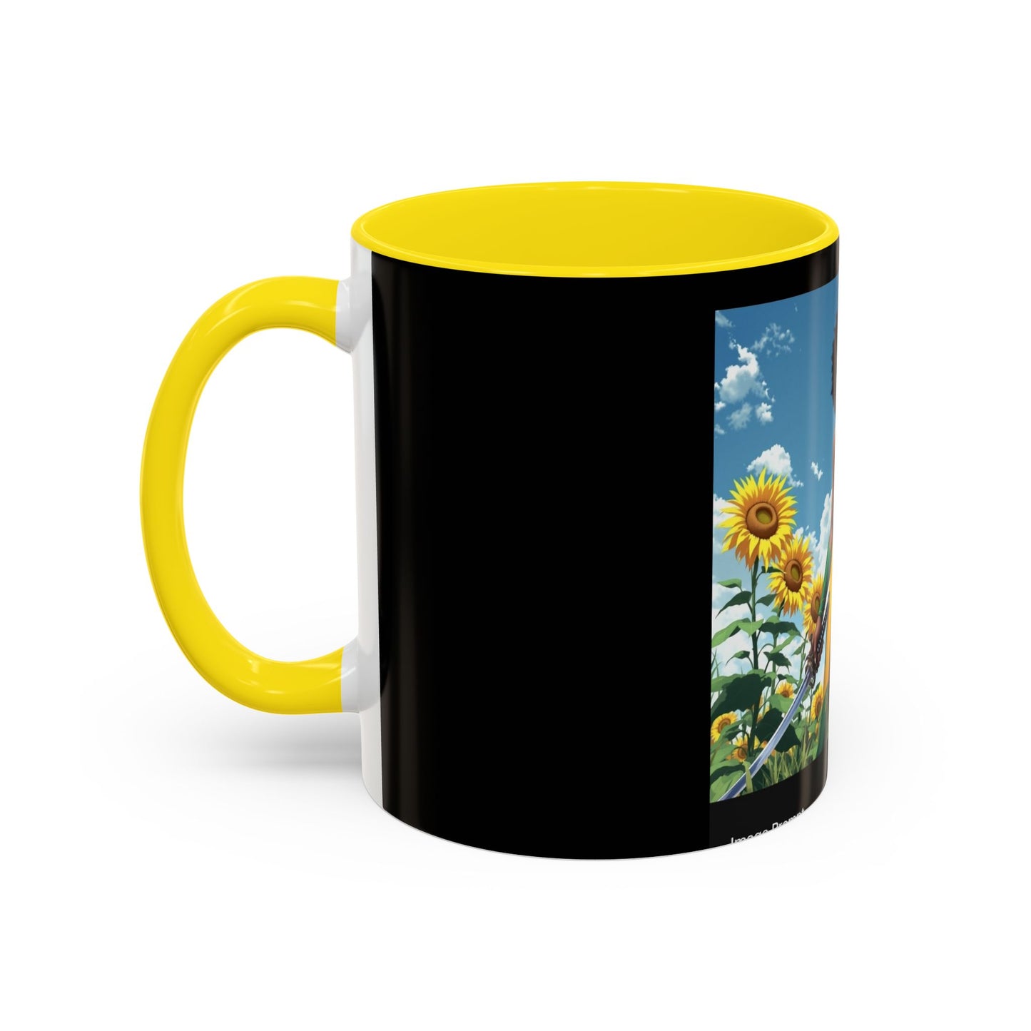 Empowering Sunflower Art Coffee Mug - 11oz & 15oz