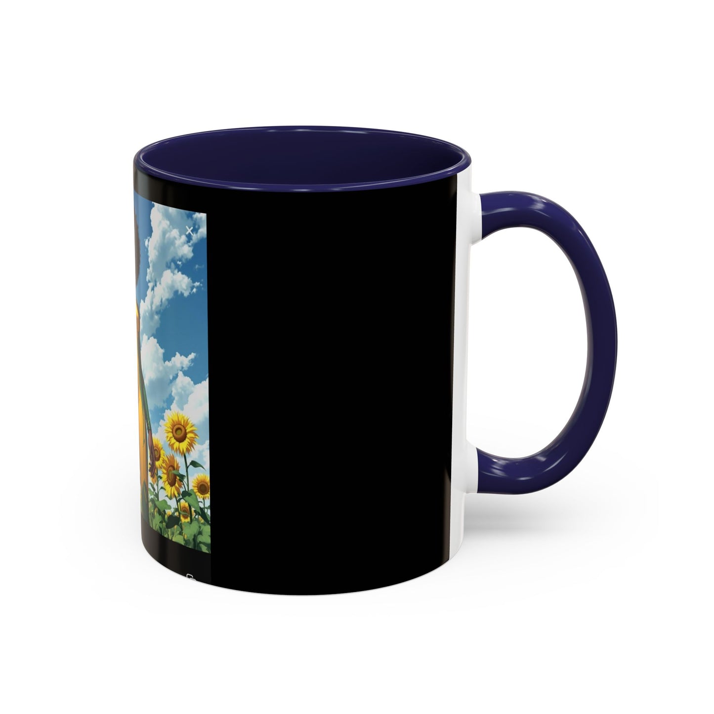 Empowering Sunflower Art Coffee Mug - 11oz & 15oz