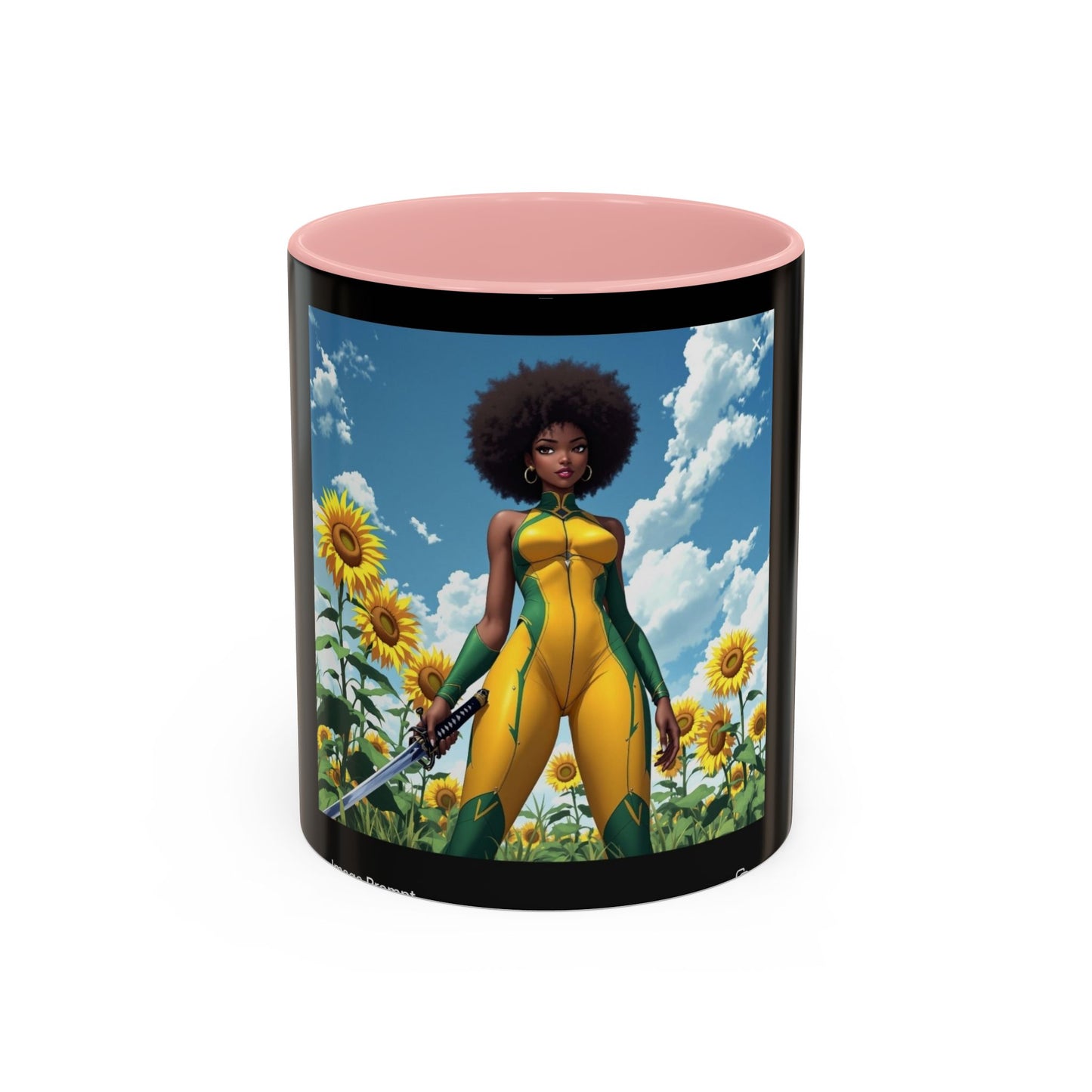 Empowering Sunflower Art Coffee Mug - 11oz & 15oz