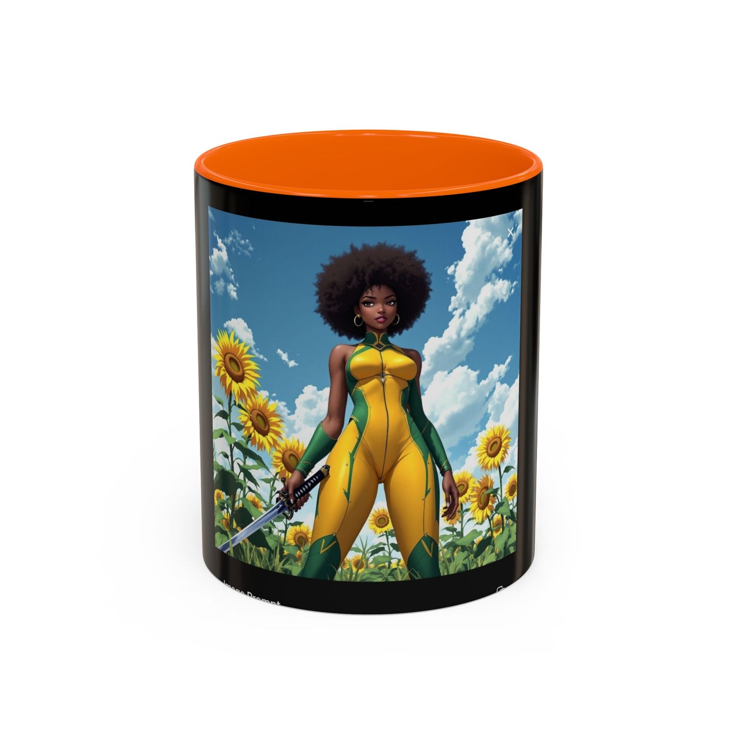 Empowering Sunflower Art Coffee Mug - 11oz & 15oz