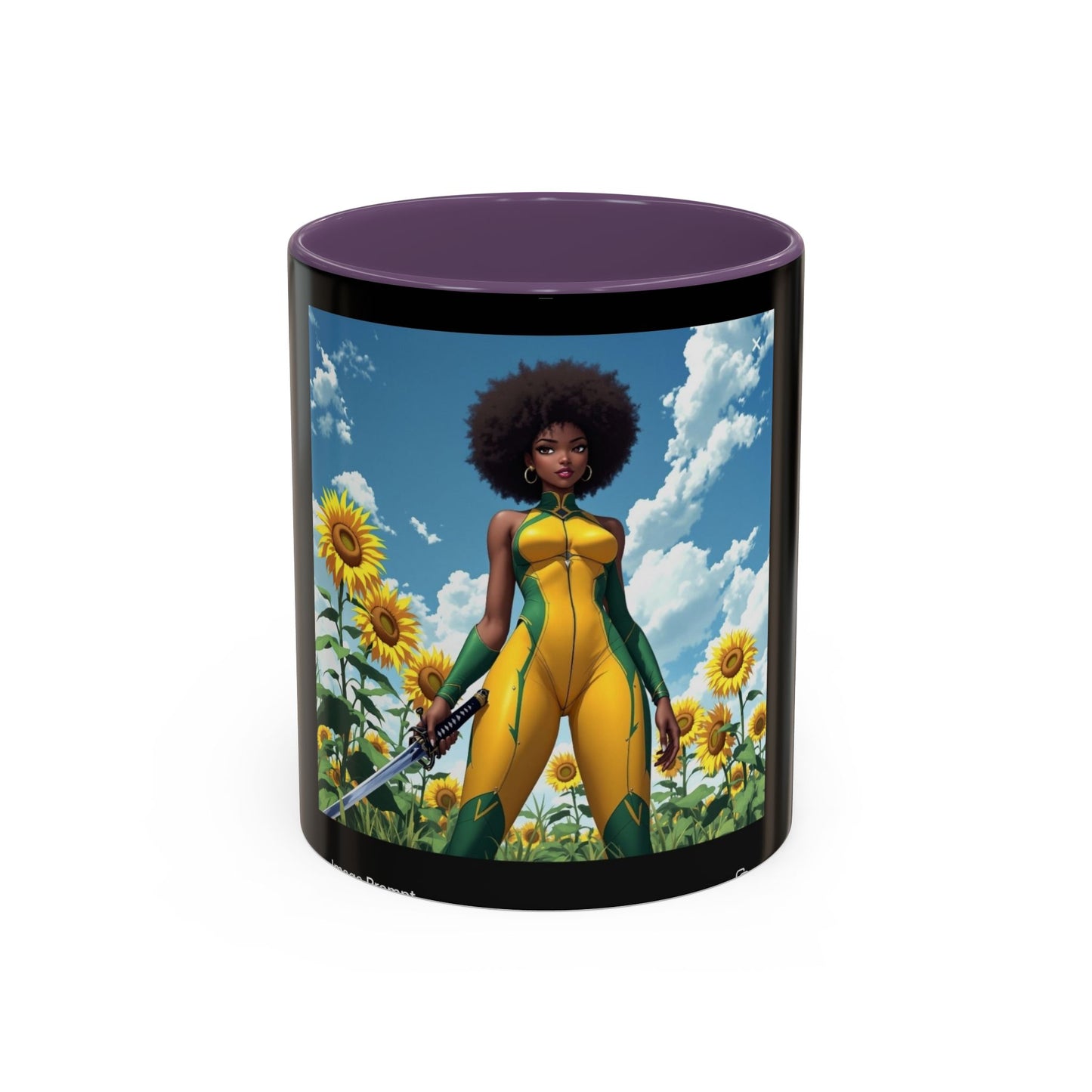Empowering Sunflower Art Coffee Mug - 11oz & 15oz