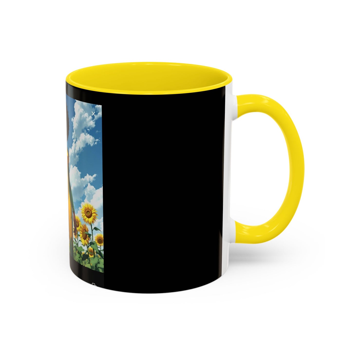 Empowering Sunflower Art Coffee Mug - 11oz & 15oz