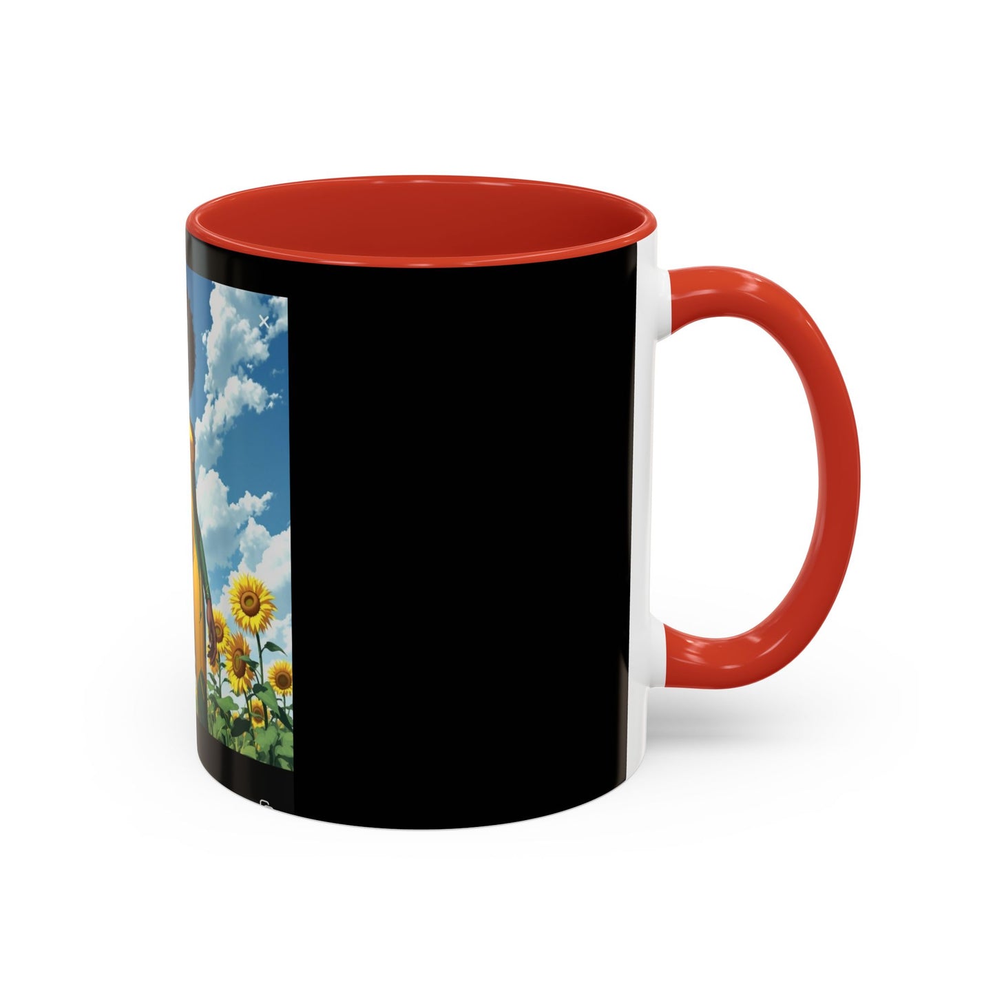 Empowering Sunflower Art Coffee Mug - 11oz & 15oz