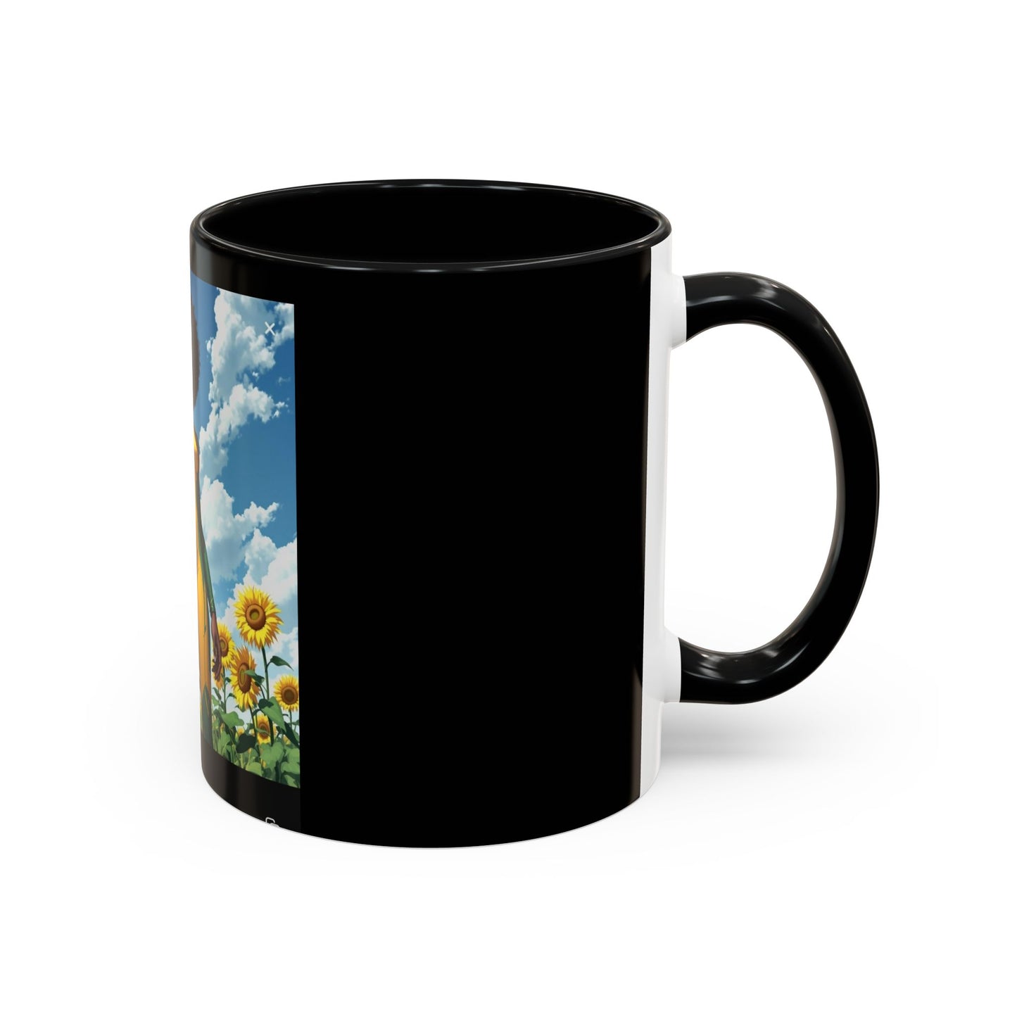 Empowering Sunflower Art Coffee Mug - 11oz & 15oz