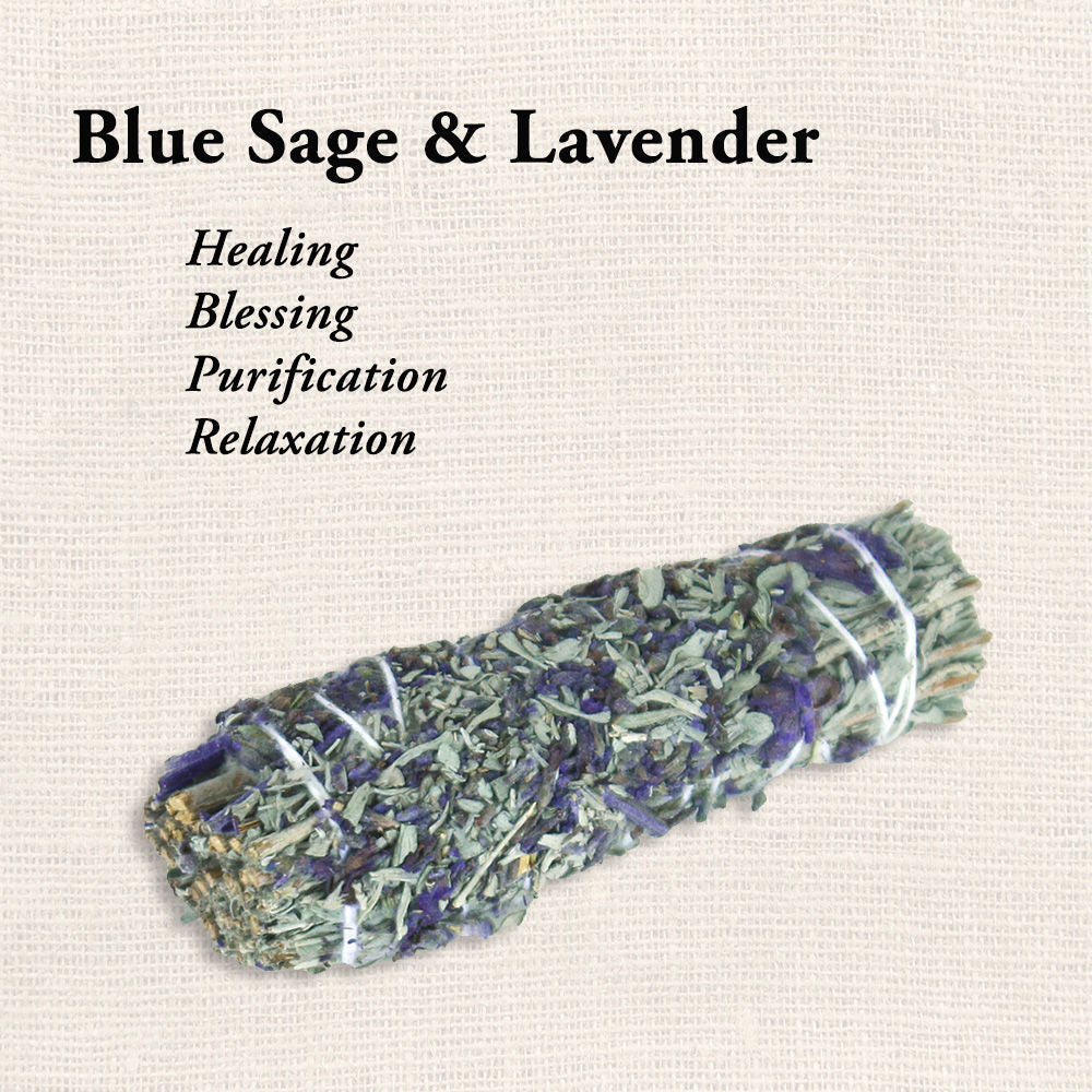 Blue Sage & Lavender Smudge Stick