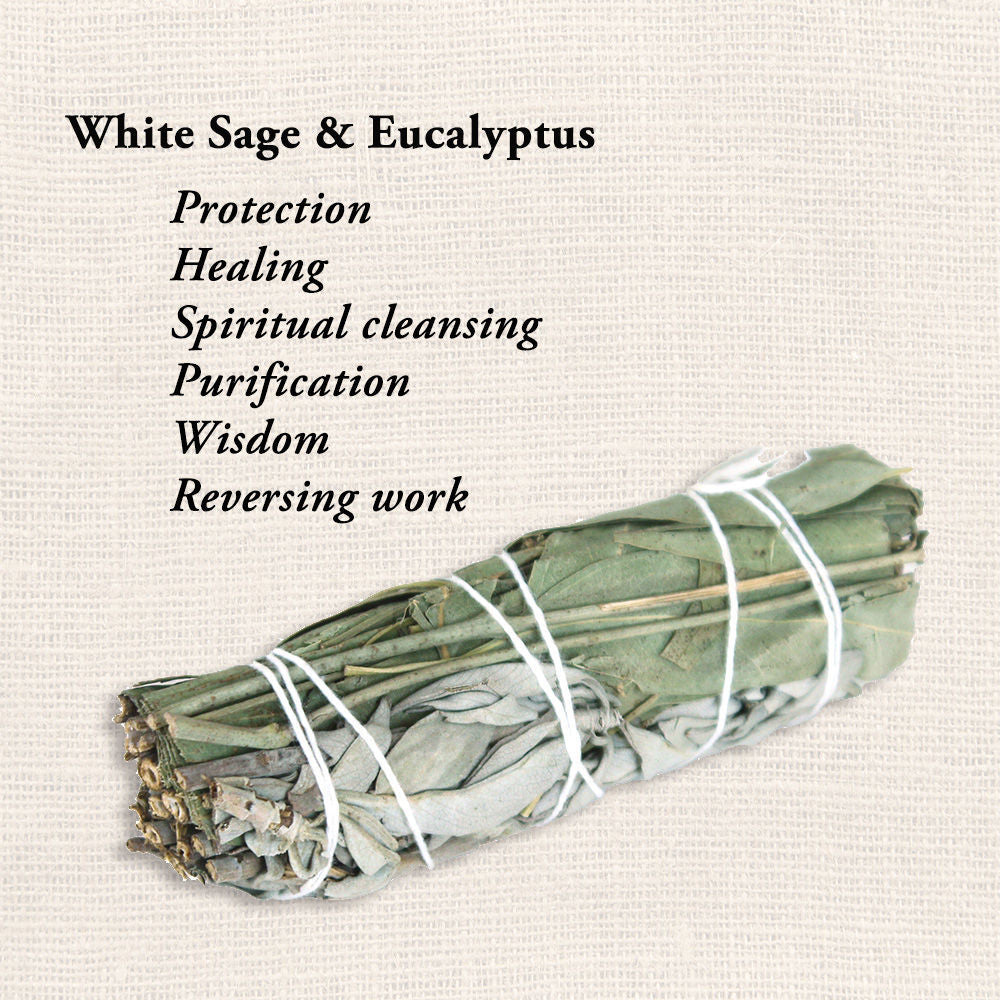 White Sage & Eucalyptus Smudge Stick