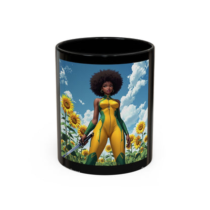Empowering Sunflower Art Coffee Mug - 11oz & 15oz