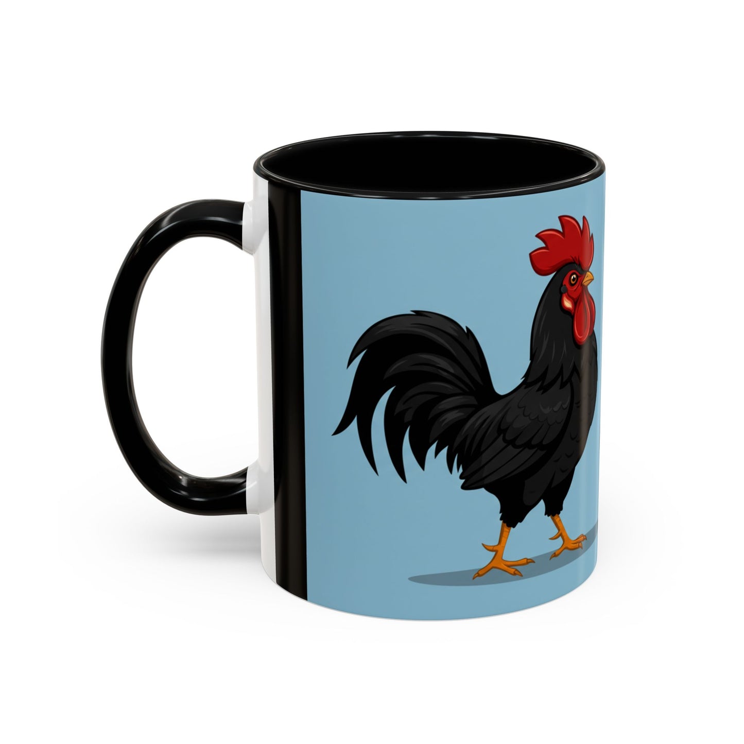 Rise and Shine Rooster Coffee Mug - Motivational Accent Mug for Coffee Lovers