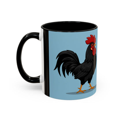 Rise and Shine Rooster Coffee Mug - Motivational Accent Mug for Coffee Lovers