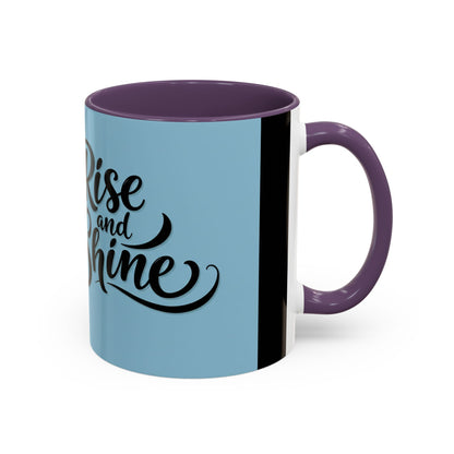 Rise and Shine Rooster Coffee Mug - Motivational Accent Mug for Coffee Lovers