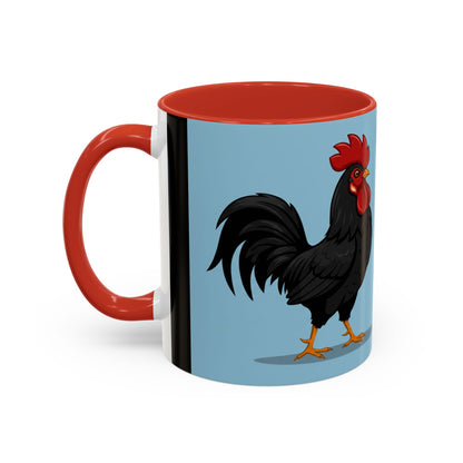 Rise and Shine Rooster Coffee Mug - Motivational Accent Mug for Coffee Lovers