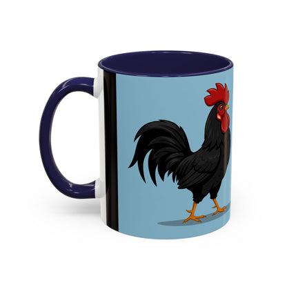 Rise and Shine Rooster Coffee Mug - Motivational Accent Mug for Coffee Lovers