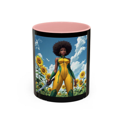 Empowering Sunflower Art Coffee Mug - 11oz & 15oz