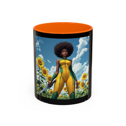 Empowering Sunflower Art Coffee Mug - 11oz & 15oz