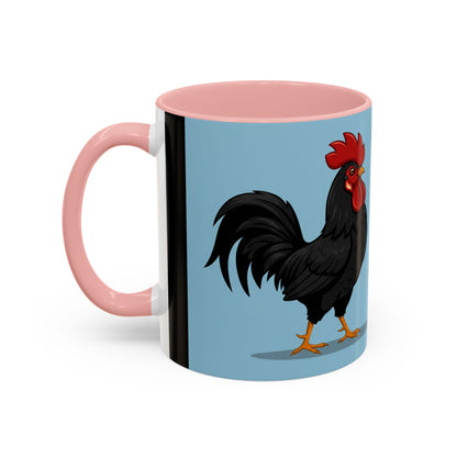 Rise and Shine Rooster Coffee Mug - Motivational Accent Mug for Coffee Lovers