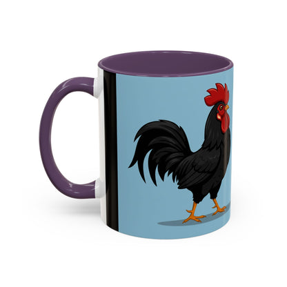 Rise and Shine Rooster Coffee Mug - Motivational Accent Mug for Coffee Lovers