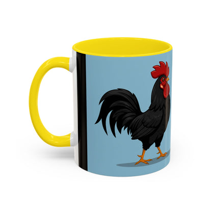 Rise and Shine Rooster Coffee Mug - Motivational Accent Mug for Coffee Lovers