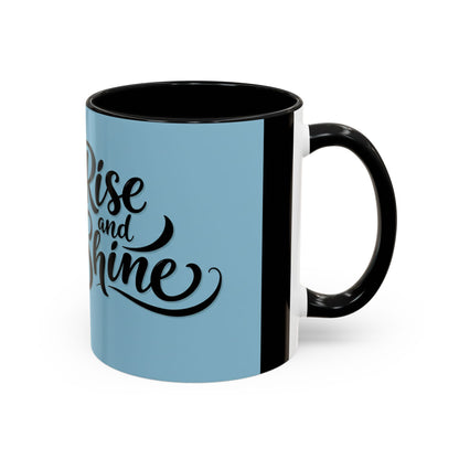 Rise and Shine Rooster Coffee Mug - Motivational Accent Mug for Coffee Lovers